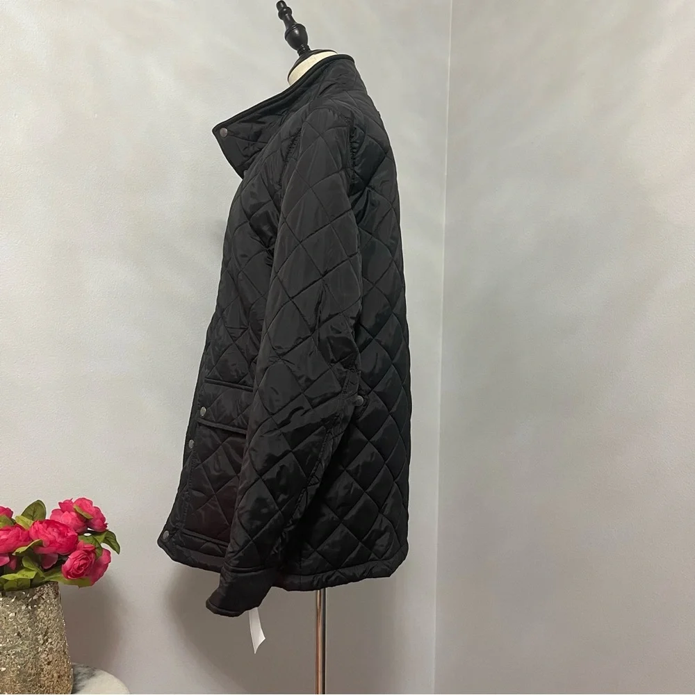 Cole Han Signature Mens Diamond Quilted Jacket- In Black Color- New Tag- Reemoly - Picture 6 of 15